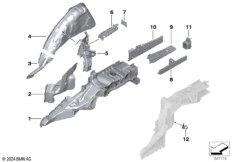 Брызговик Зд/детали днища