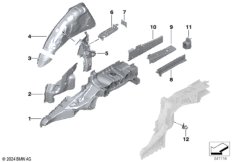 Брызговик Зд/детали днища