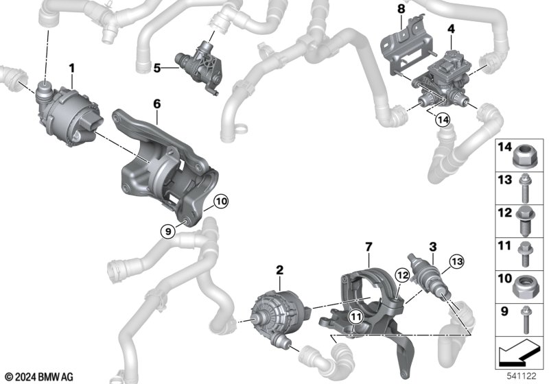 i5/i7/i4/iX   клапан отопителя
