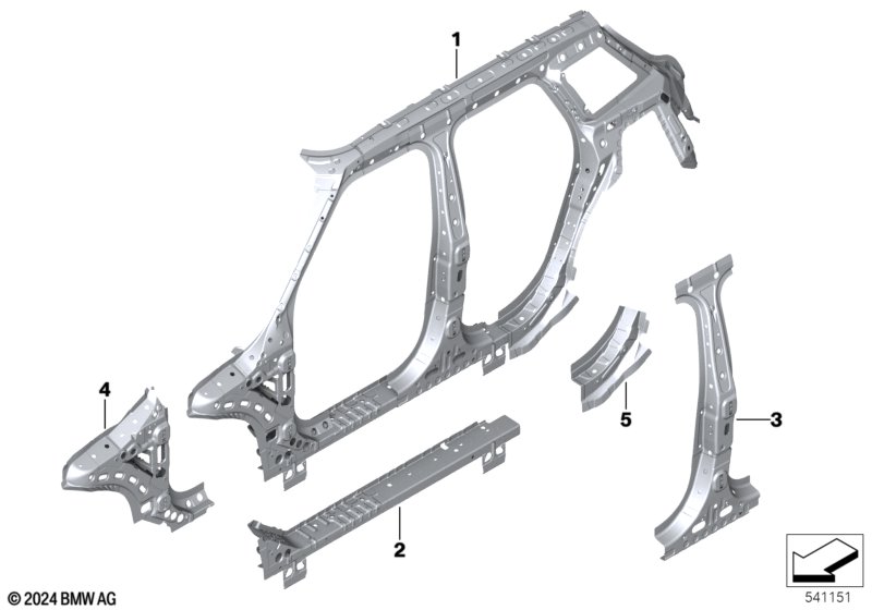 Боковой каркас Ср