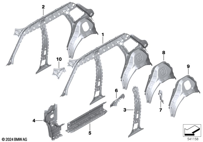 Боковой каркас Внутр