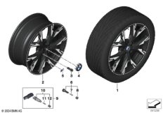 BMW л/с диск Y-обр. спицы 976M — 19"