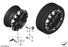 BMW л/с диск Y-обр. спицы 977M — 19"