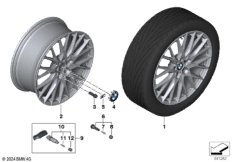 BMW ков. колесо Y-обр. спицы 1085M - 19"