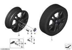 BMW л/с диск М звездообр. сп. 968M - 18"
