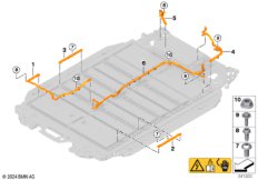 Модульный соединитель высоковольтной АКБ