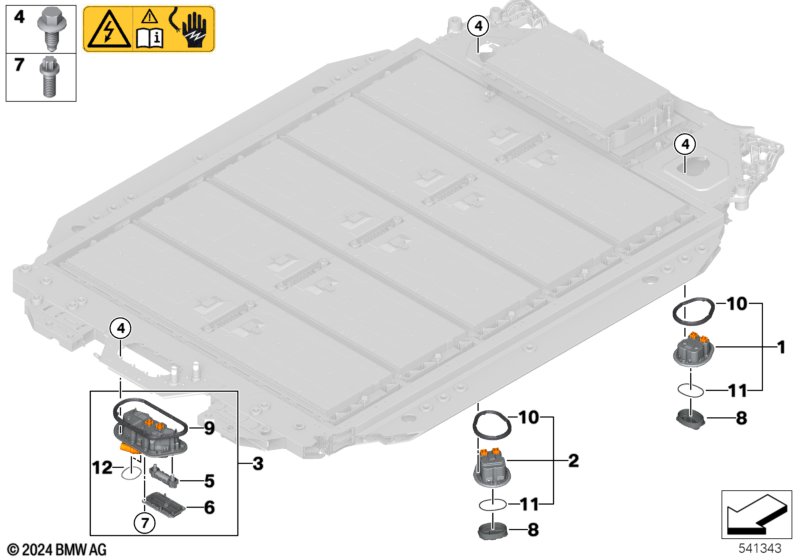 Разъем высоковольтного накопителя