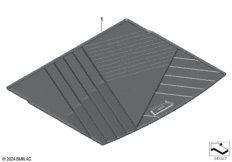 Фасонный коврик для багажника