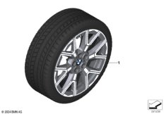 Колесо в сб.зим.Y-обр.спицы 974 - 18"