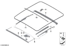 Детали люка с подъемно-сдвижной крышкой