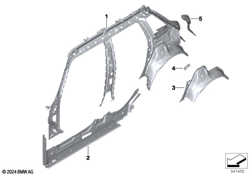 Боковой каркас Внутр