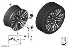 BMW л/с диск аэродинамический 906 — 20"