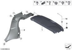 полка за задним сиденьем