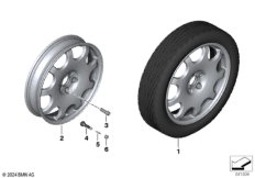 Аварийное колесо легкосплавное