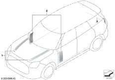 Пленочная наклейка Favoured
