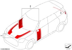 Пленочная наклейка JCW