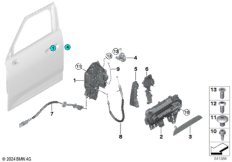 Система замков передней двери