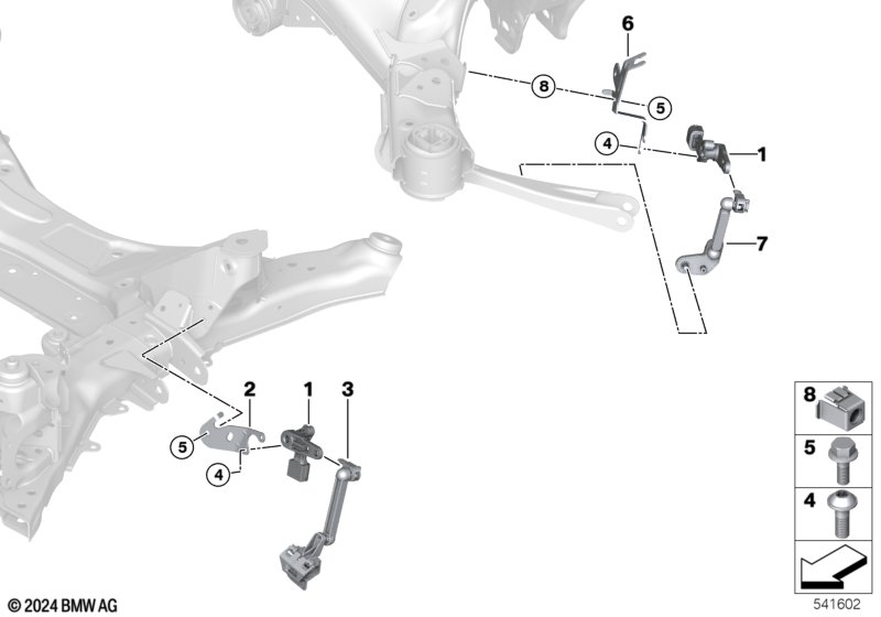 Датчик регулировки угла наклона фар