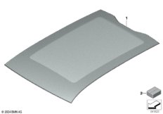 Стеклянная крышка панорамной крыши