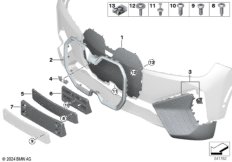 Облицовка M, декор.элементы Пд