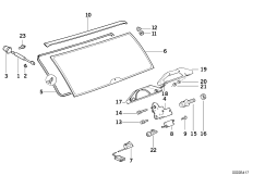 Багажная дверь/заднее стекло