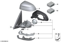 Наружное зеркало M