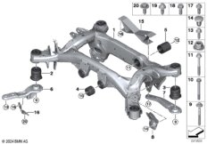 балка заднего моста