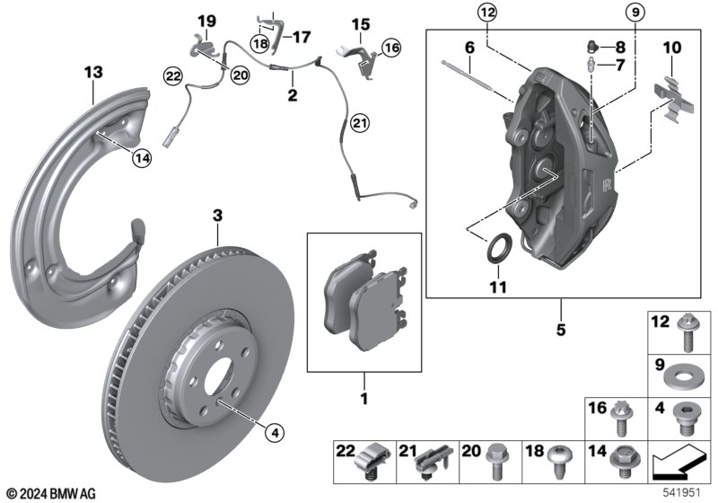 G70/G60 тормозные колодки передние спорт
