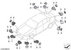 Сигнализация авар.сближен.при парк.(PDC)