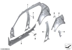 Боковой каркас Внутр