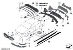 Аэродинам.принадлежности M Performance