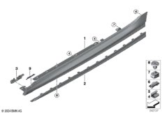 Накладка М на боковой швеллер