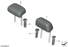 Подголовник заднего сиденья