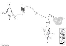 Трубопровод тормозного привода Пд