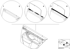 Обшивка двери, кожа/НПБ Зд Individual