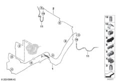 Трубопровод тормозного привода Зд