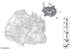 Крепление КПП