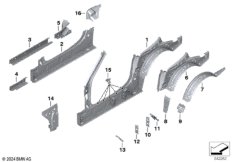 Боковой каркас Внутр