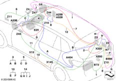 Кабель питания, основной жгут проводов