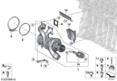 Турбонагнетатель со смазкой
