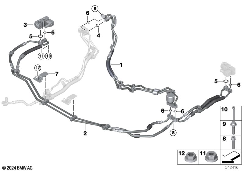 Трубопроводы хладагента под днищем