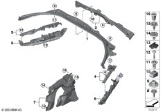 Дополнительные элементы моторного отсека