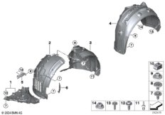 Защитный кожух колесной ниши