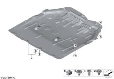 Экран моторного отсека