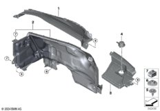Дополнительные элементы моторного отсека