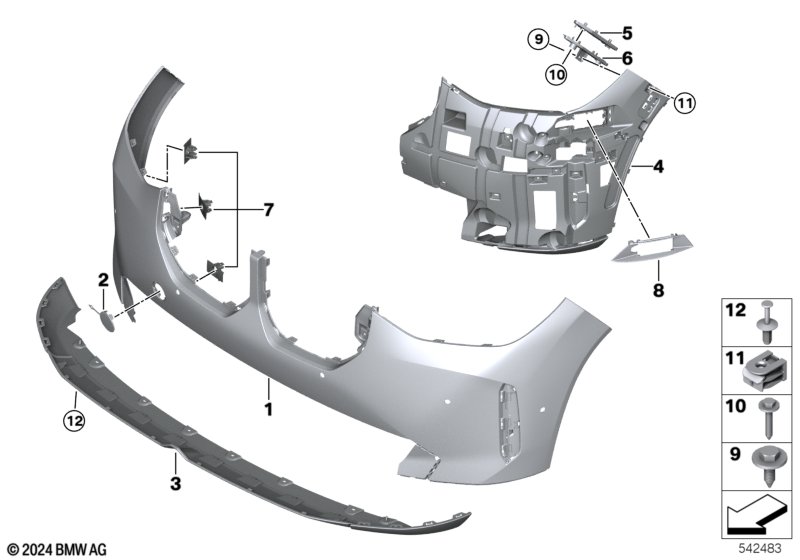 G45 передний бампер