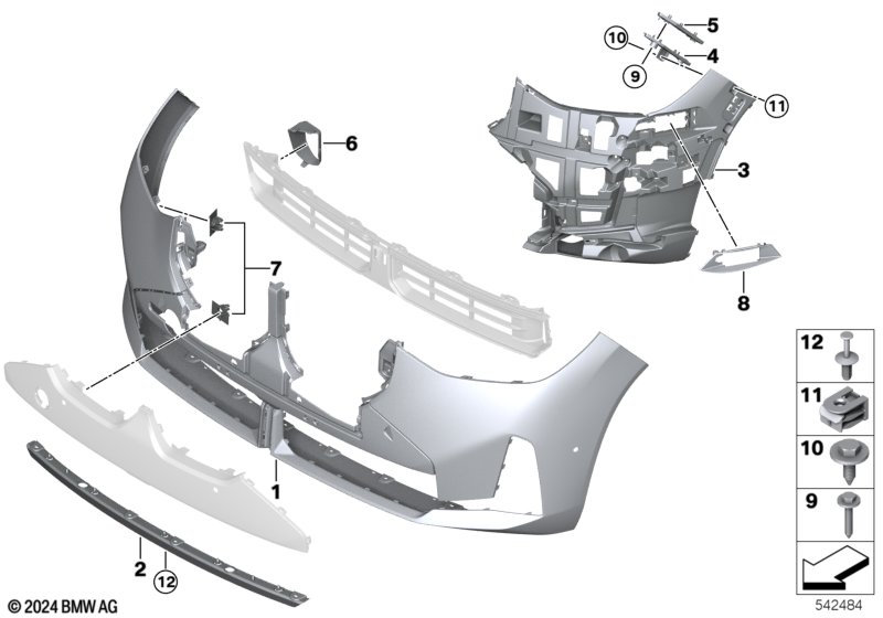 G45 передний бампер M-tech