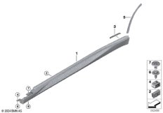 Накладка порог / арка колеса