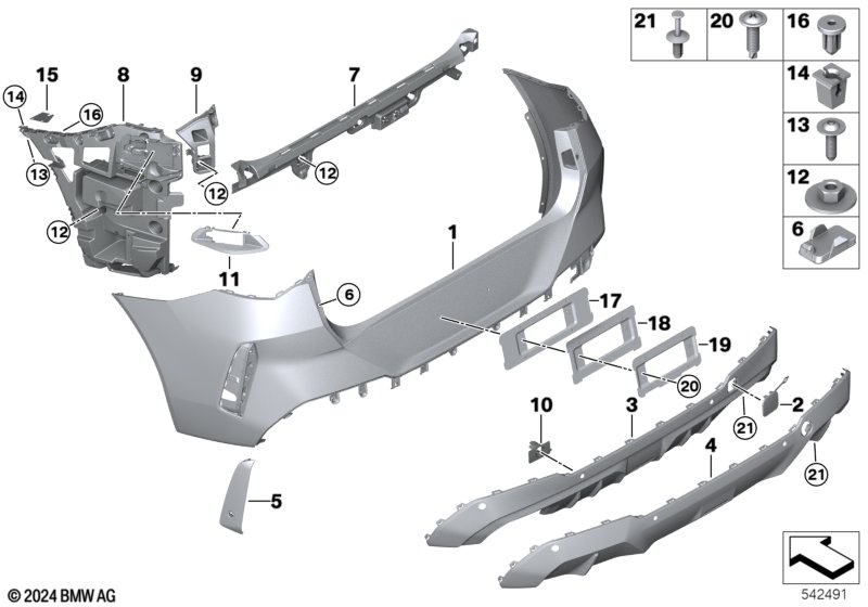 G45 передний бампер M-tech