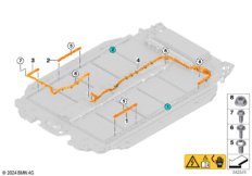Модульный соединитель высоковольтной АКБ